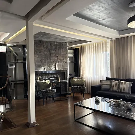 Panoramic Bosphorus View Terrace Flat Villa