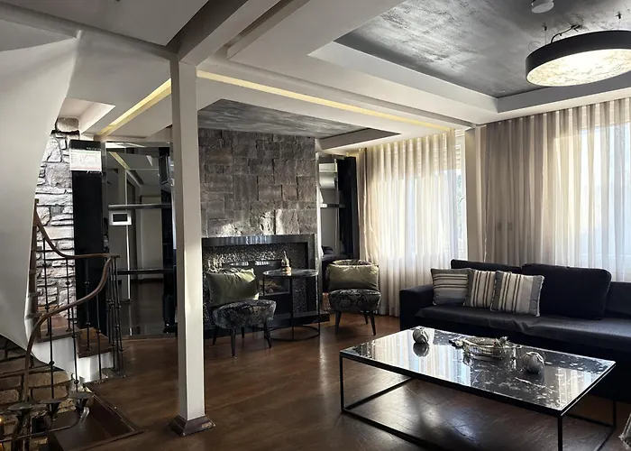 Panoramic Bosphorus View Terrace Flat Villa