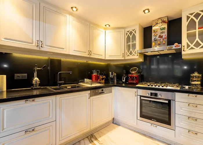 Panoramic Bosphorus View Terrace Flat Istanbul