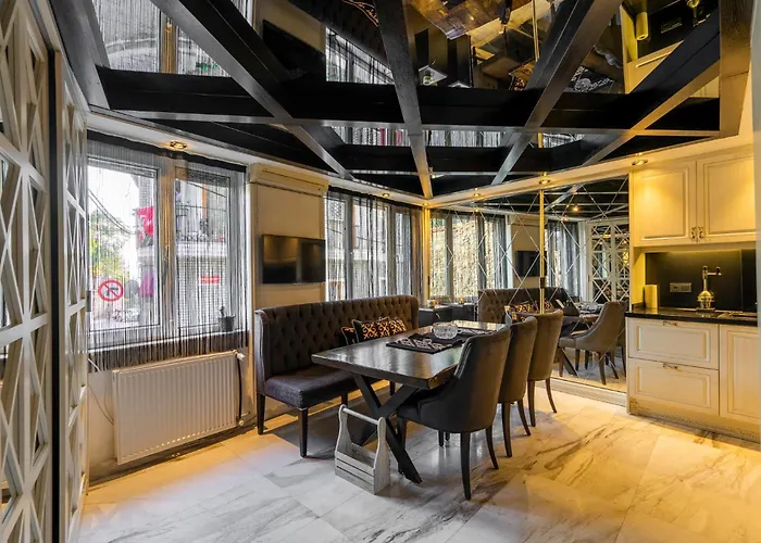 Panoramic Bosphorus View Terrace Flat Villa